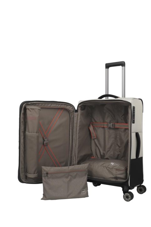 Travelite CROSSLITE 5.0 4w Trolley M erw. natur